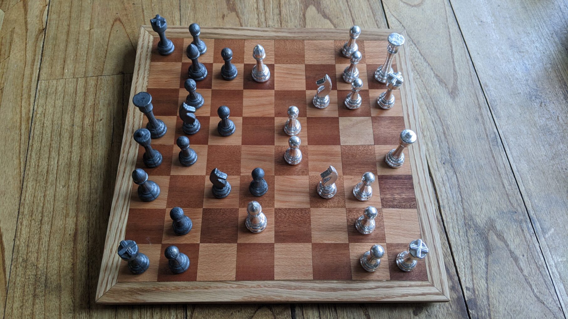 Solid 999 fine Silver Chess Set! - Image 5