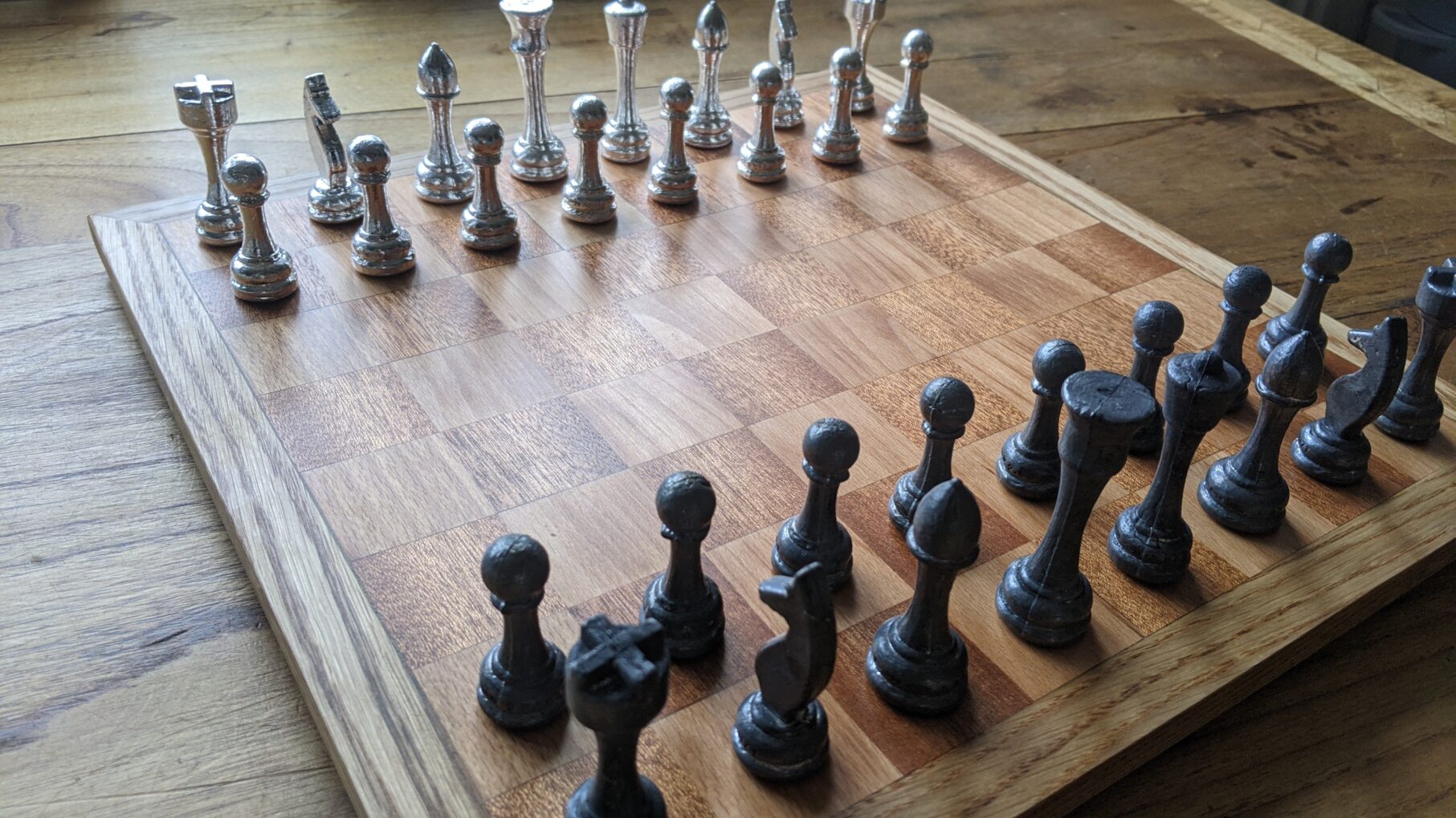Solid 999 fine Silver Chess Set! - Image 4