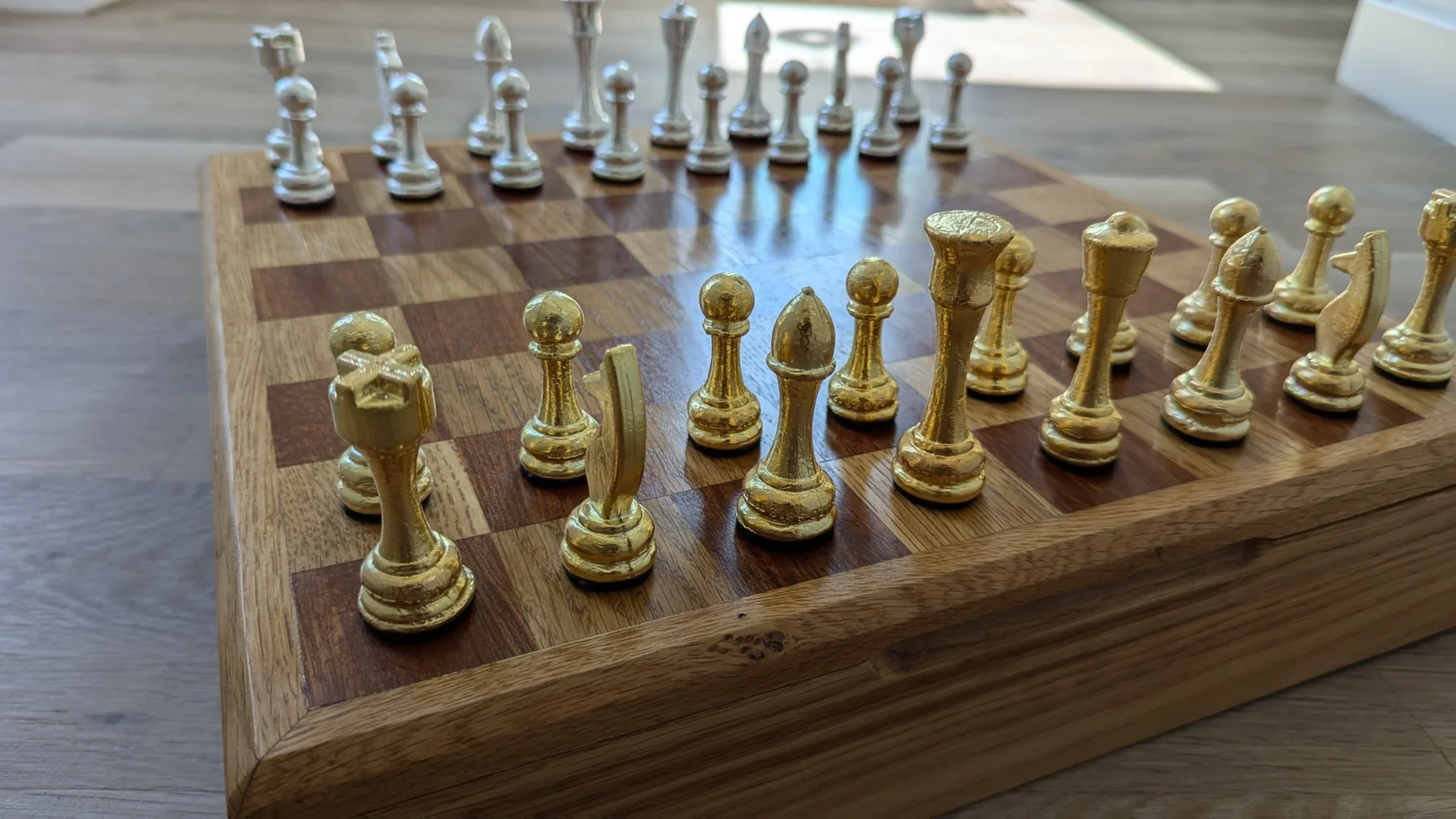 Solid 999 fine Silver Chess Set! - Image 2