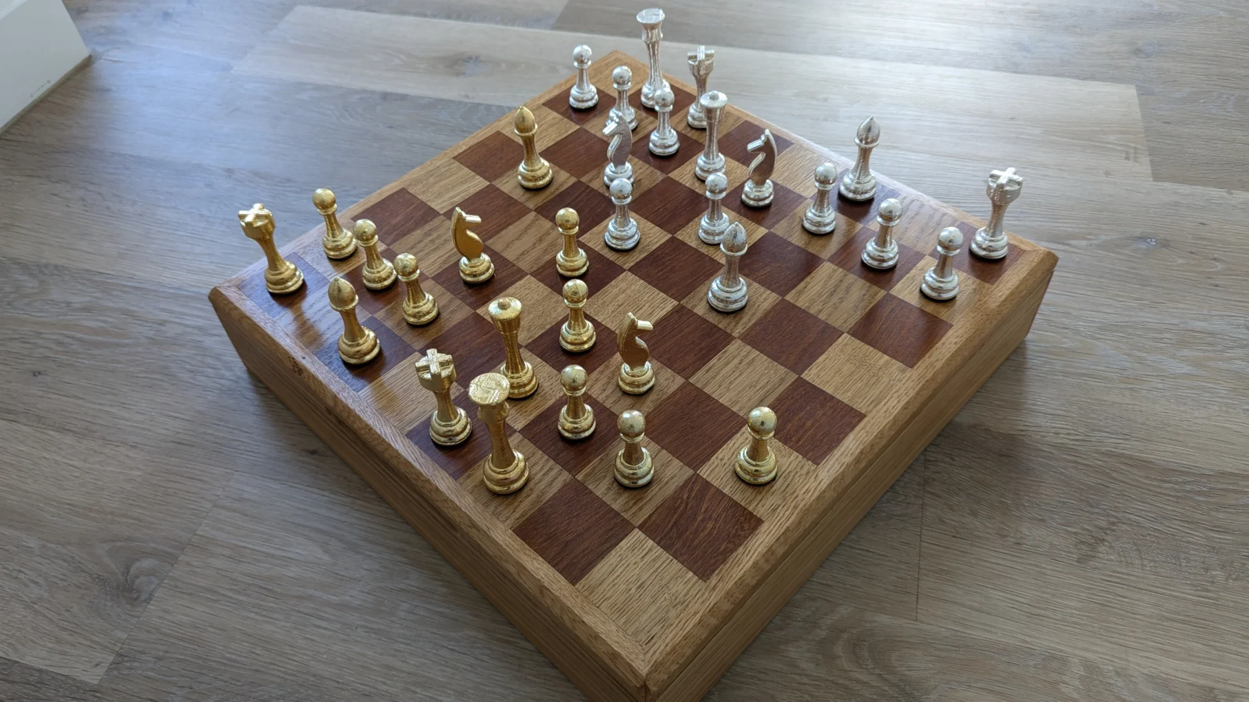 Solid 999 fine Silver Chess Set!