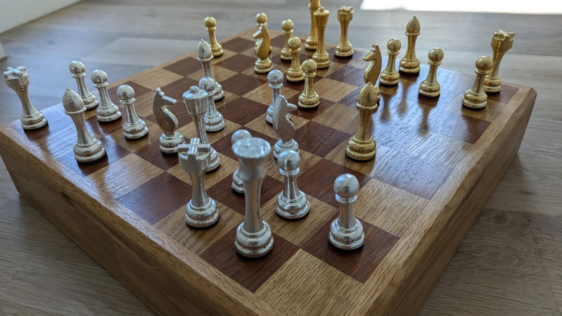 Solid 999 fine Silver Chess Set! - Image 12
