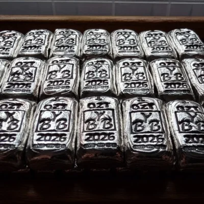 Last 2 Remaining! 1x 1 oz 2026 "BYB Channel Bar" 999 Fine Silver (Hallmarked)