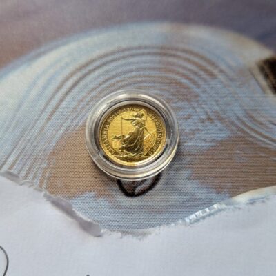 SOLD OUT - 1/10th oz 999 Gold Britnania 2021